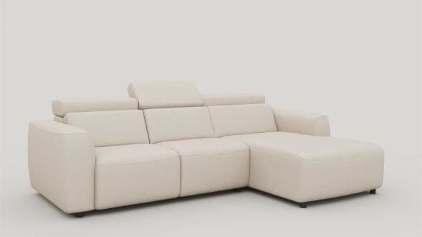 Henders & Hazel Tobarra loungebank rechts - Livigno Beige|Wit Bank