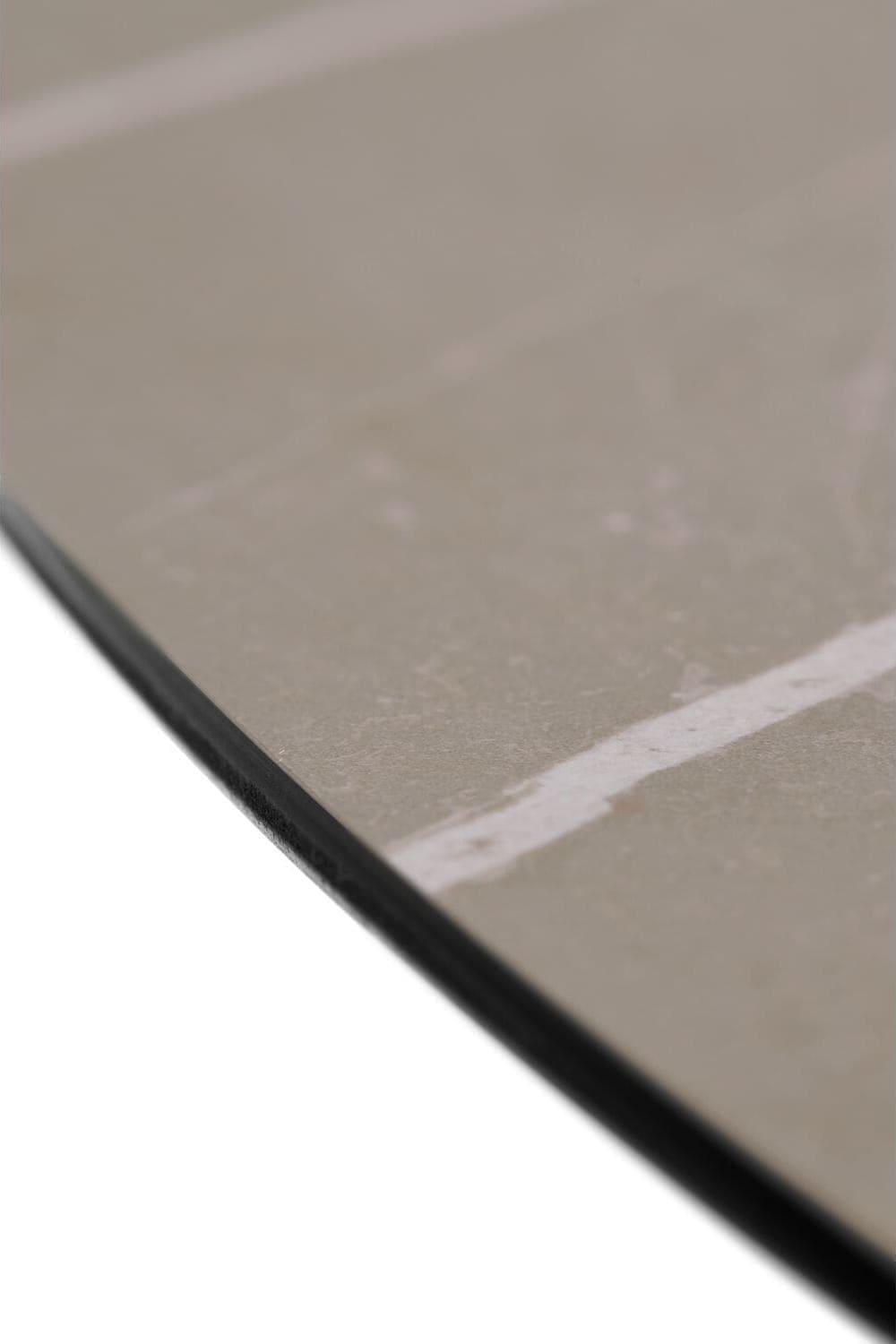 INHOUSE Eettafel Solida Deens ovaal HPL Ash 240x110cm Bruin Eettafel