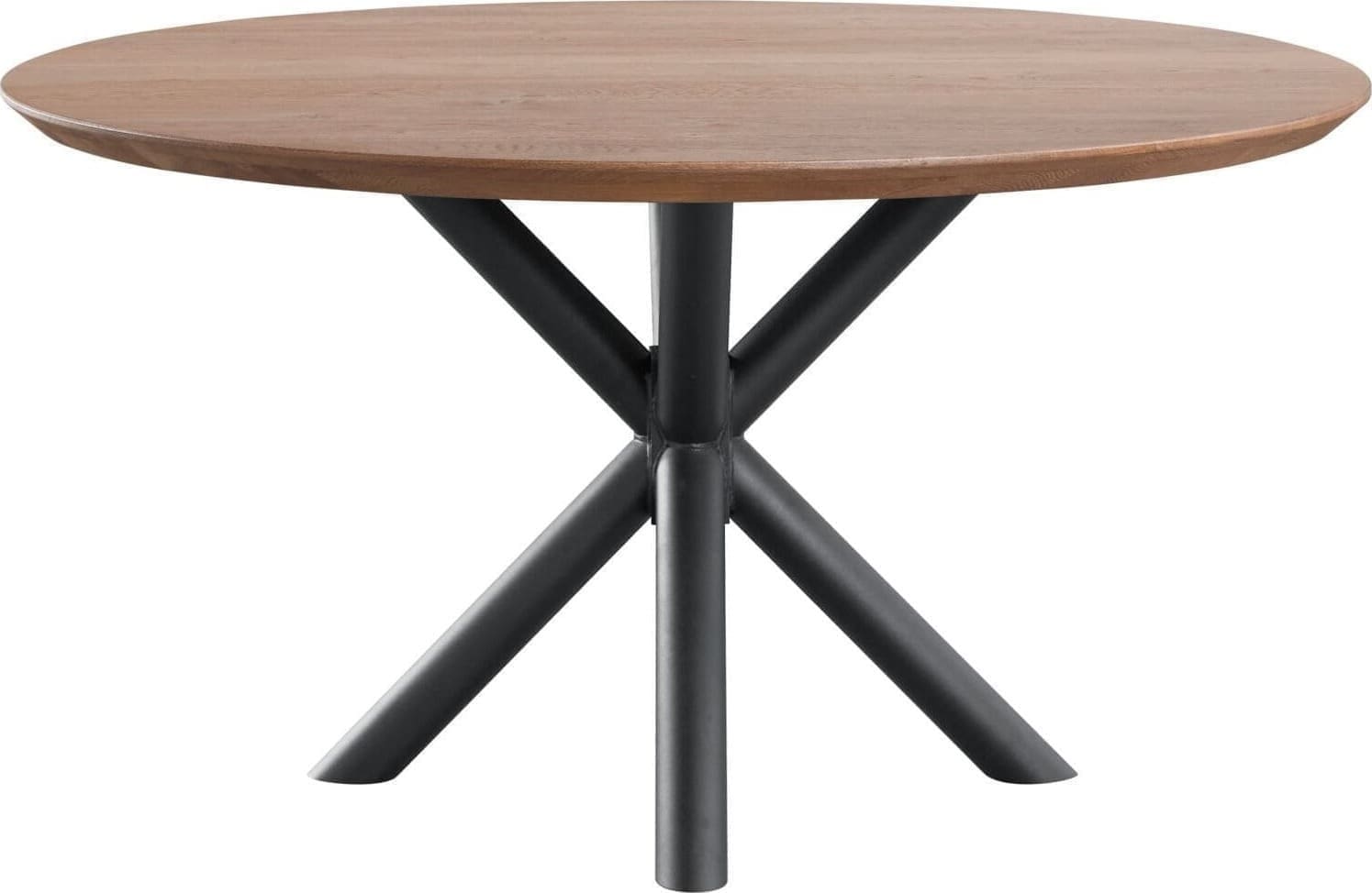 INHOUSE Eettafel Taranto rond bruin 140cm Bruin Eettafel