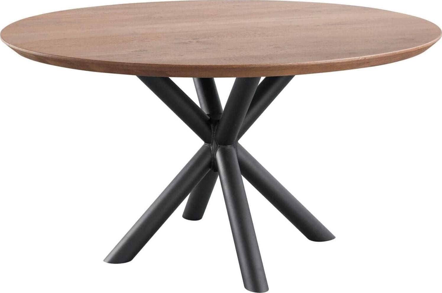 INHOUSE Eettafel Taranto rond bruin 140cm Bruin Eettafel