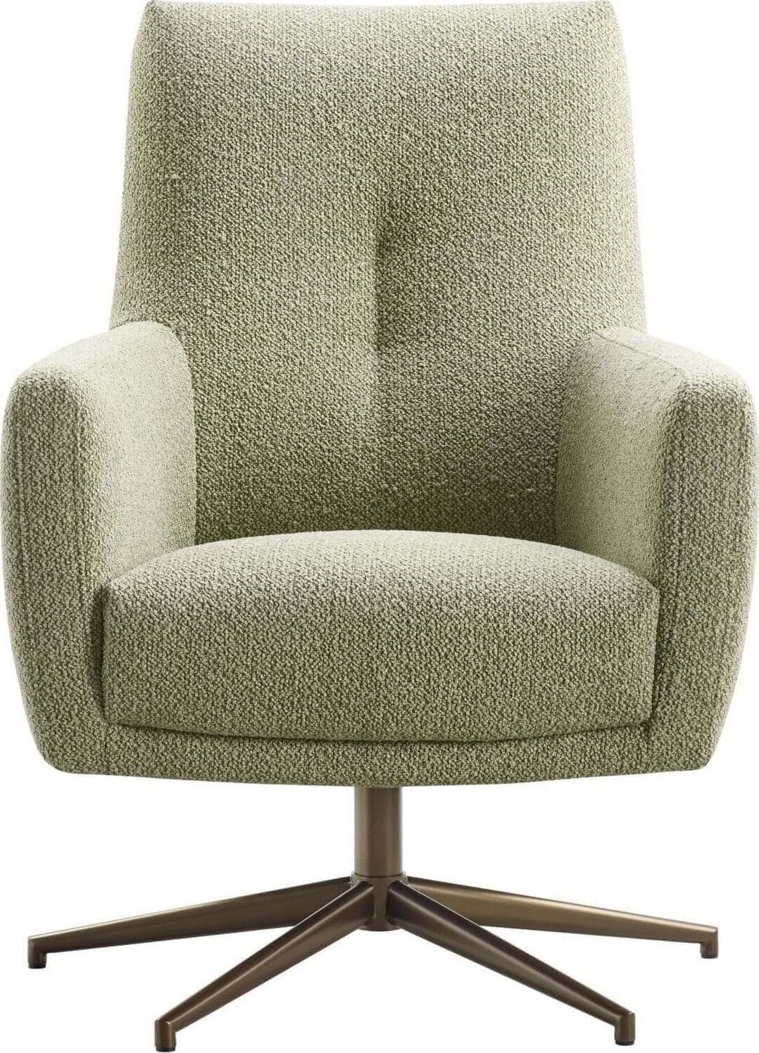 INHOUSE Fauteuil Merendy hoge rug groen Groen Fauteuil