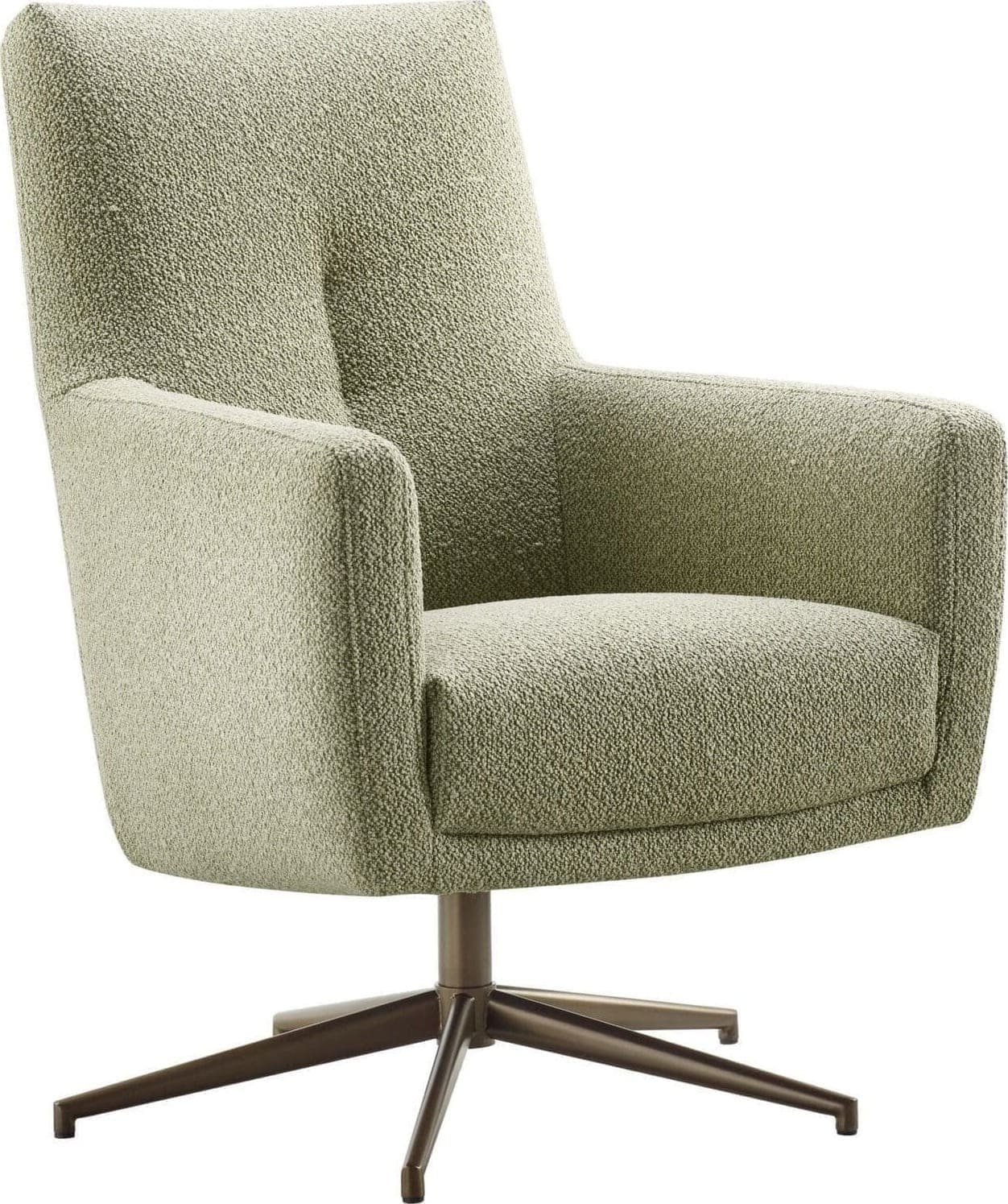 INHOUSE Fauteuil Merendy hoge rug groen Groen Fauteuil