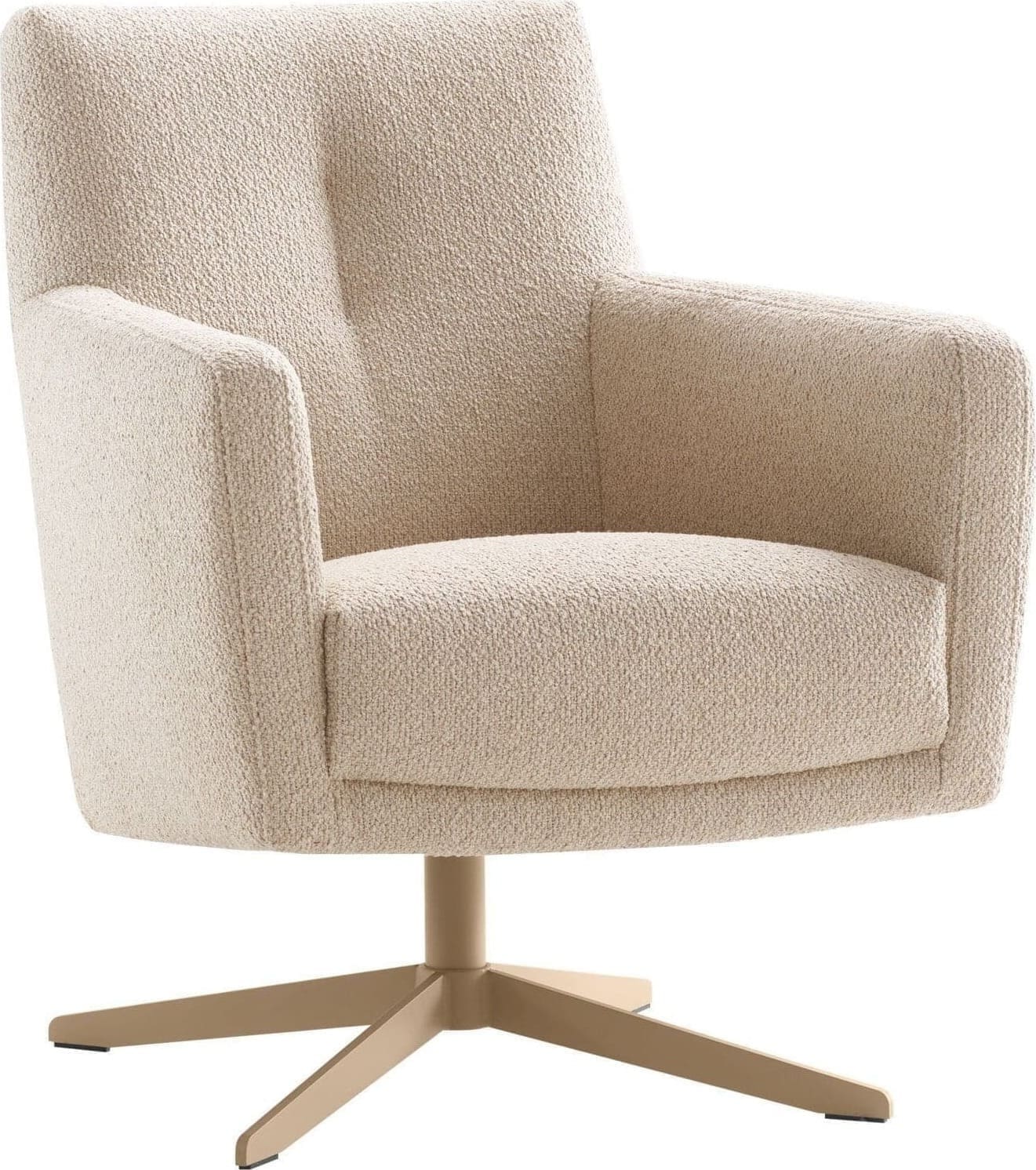INHOUSE Fauteuil Merendy lage rug beige Beige Fauteuil
