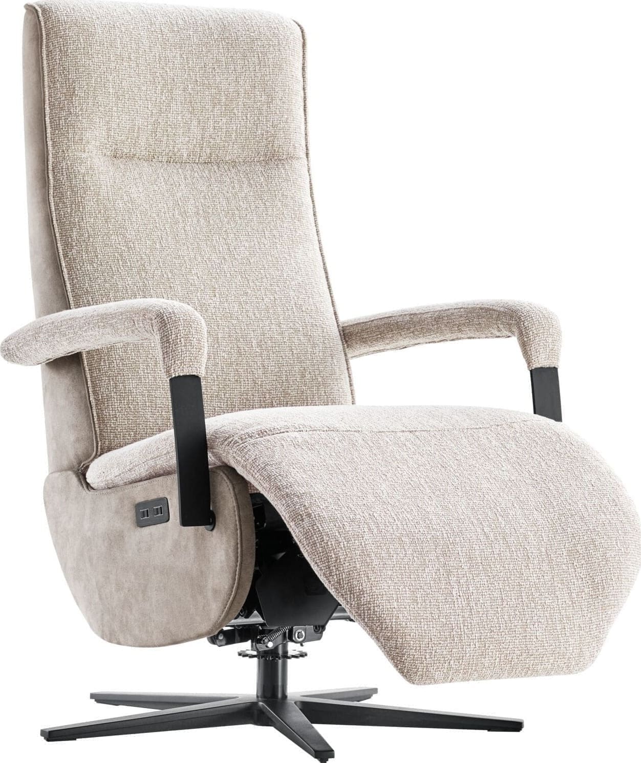 INHOUSE Relaxfauteuil Lerira met sta-op M beige Beige Fauteuil
