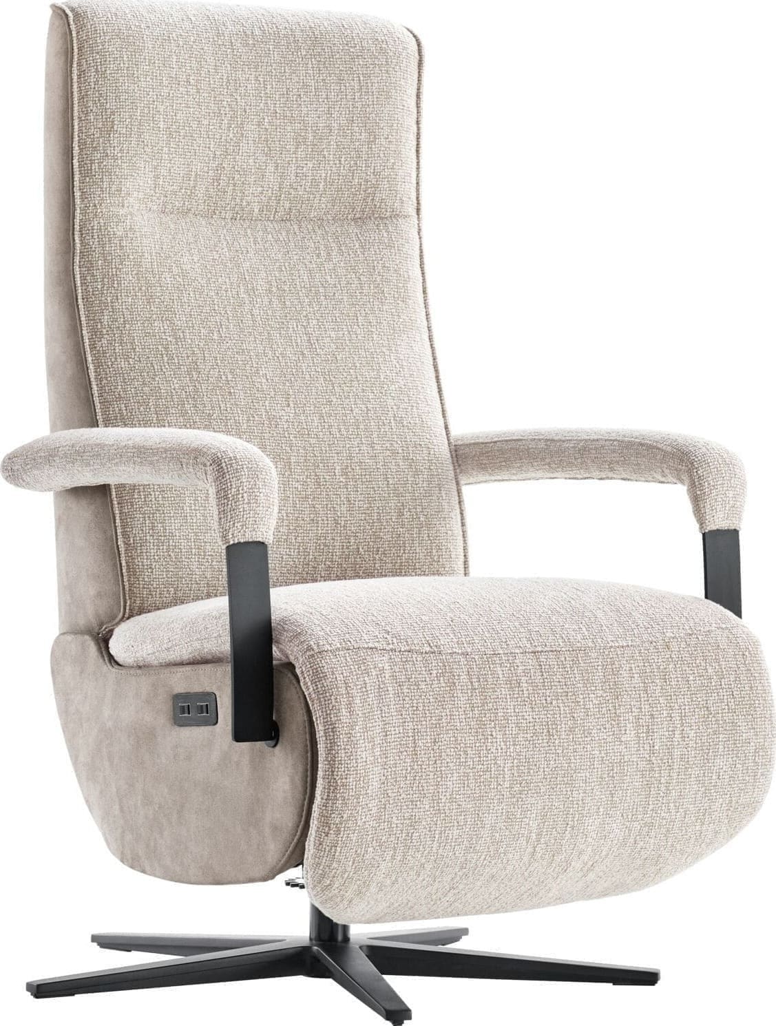 INHOUSE Relaxfauteuil Lerira met sta-op M beige Beige Fauteuil