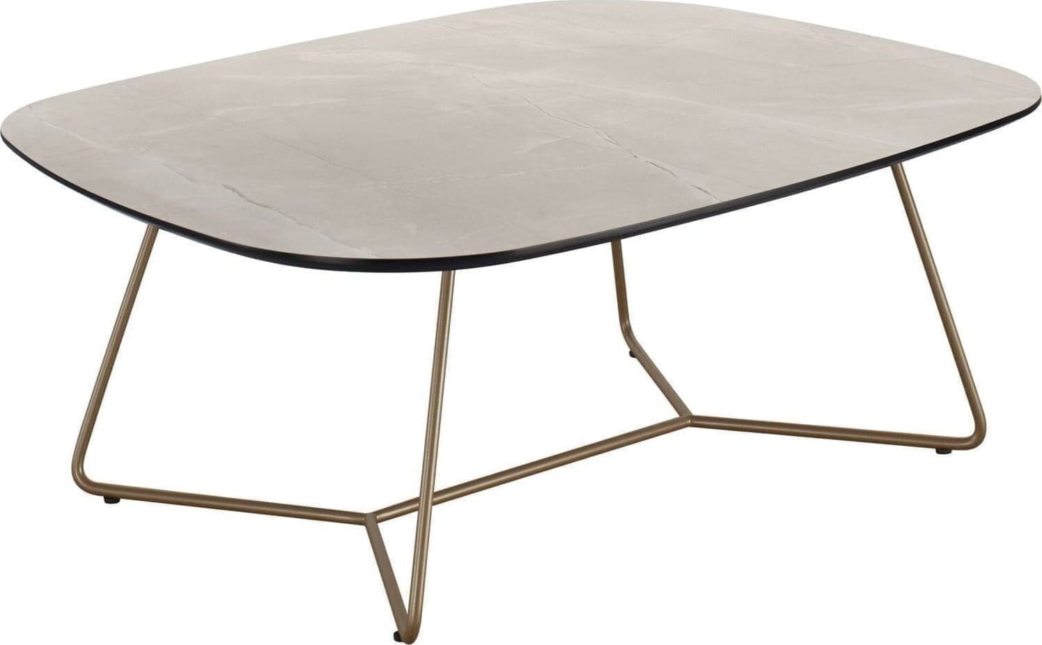 INHOUSE Salontafel Marby HPL marmerstructuur grijs 90 cm Grijs Salontafel