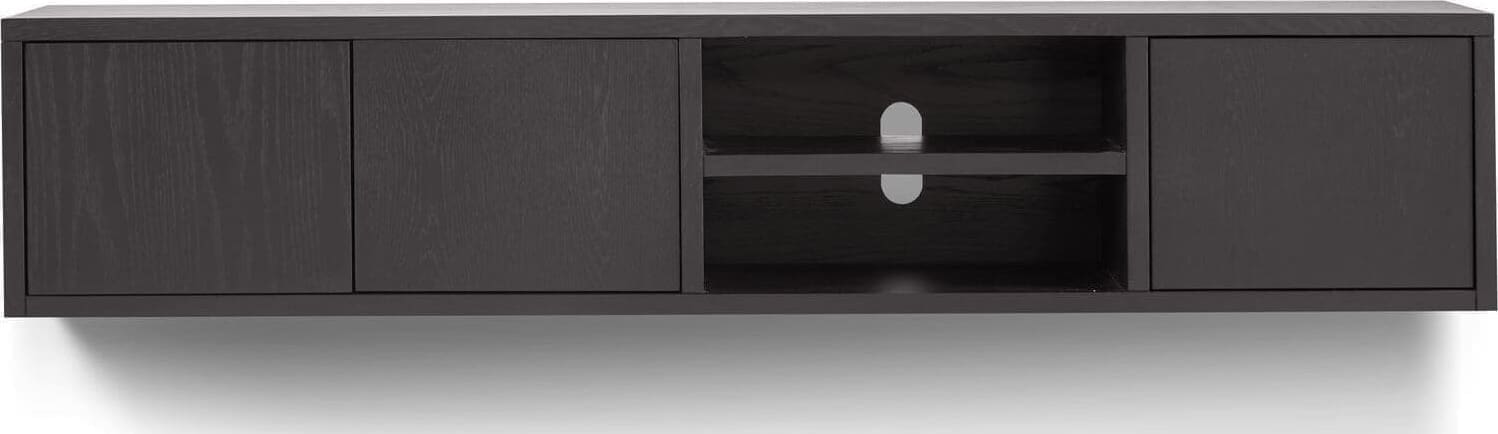 INHOUSE TV-meubel Nerano medium zwart Zwart Tv-meubel|Tv-dressoir