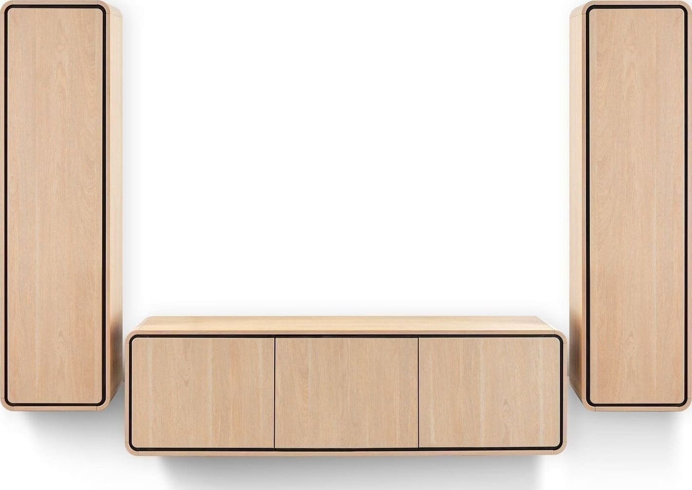 INHOUSE Wandkast Lagoria zand Bruin Wandkast|Kast