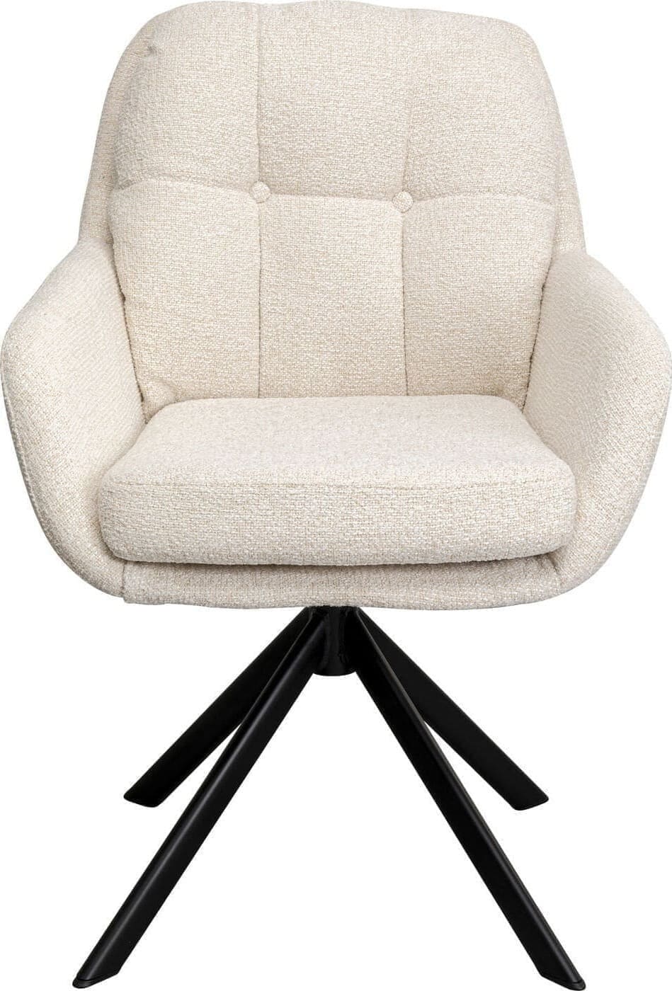 Draaistoel Molly Beige Kare Design Eetkamerstoel 70423
