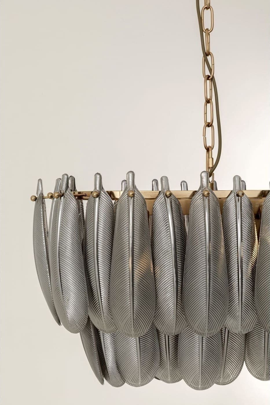 Hanglamp Feather Glow 95cm Kare Design Hanglamp 58059