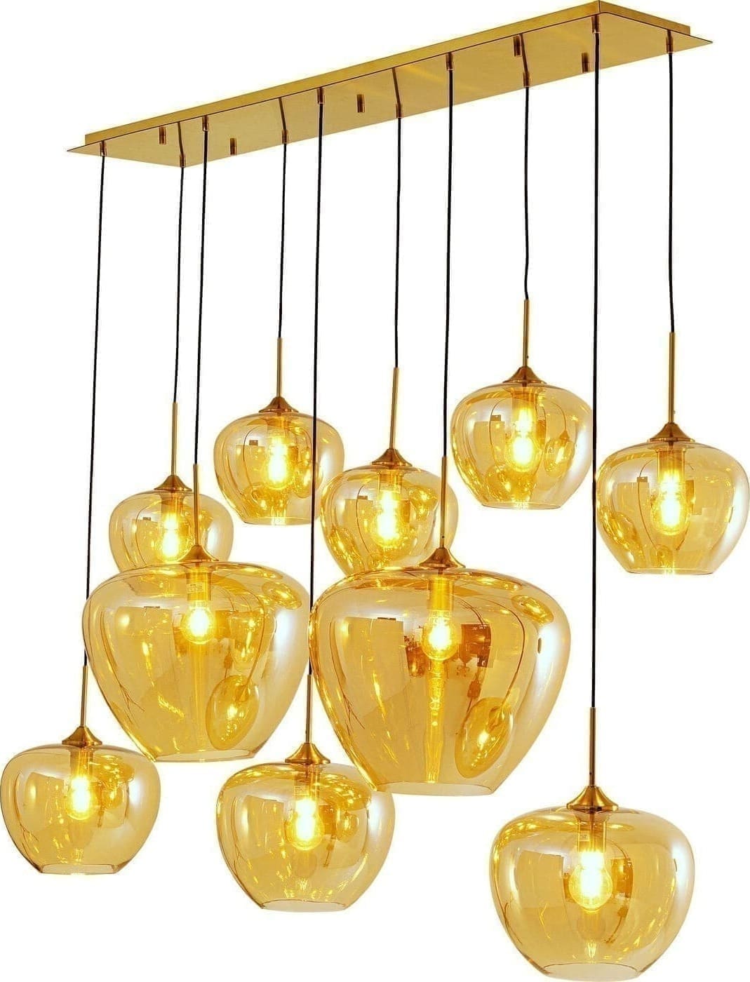 Hanglamp Sphere Amber Ten 160cm Kare Design Hanglamp 56699
