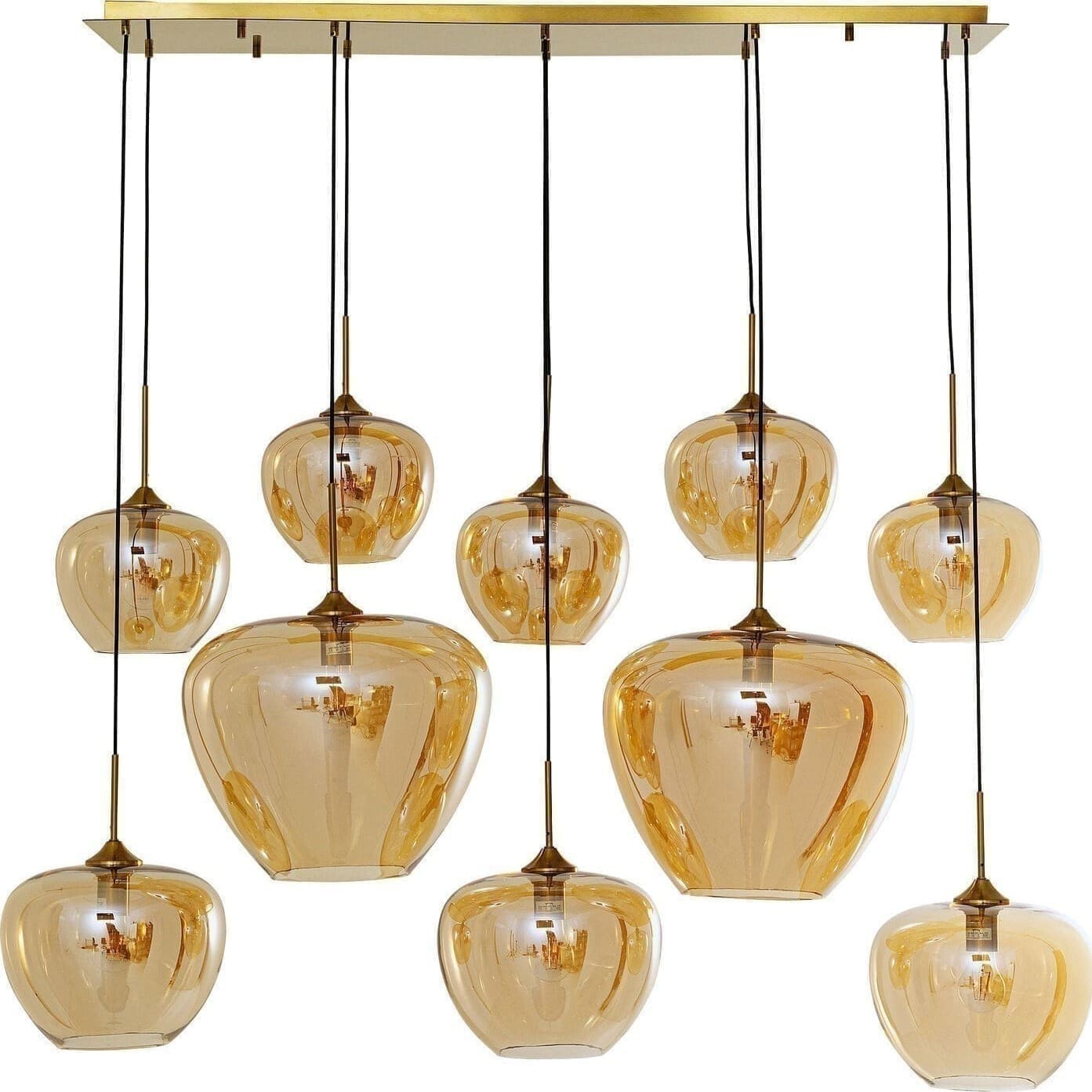 Hanglamp Sphere Amber Ten 160cm Kare Design Hanglamp 56699