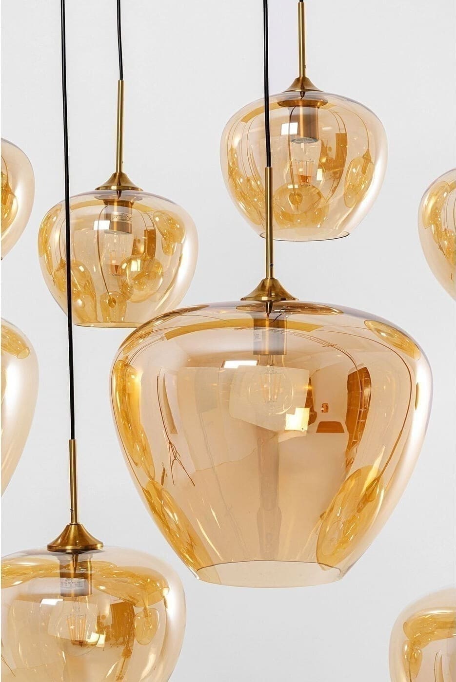 Hanglamp Sphere Amber Ten 160cm Kare Design Hanglamp 56699