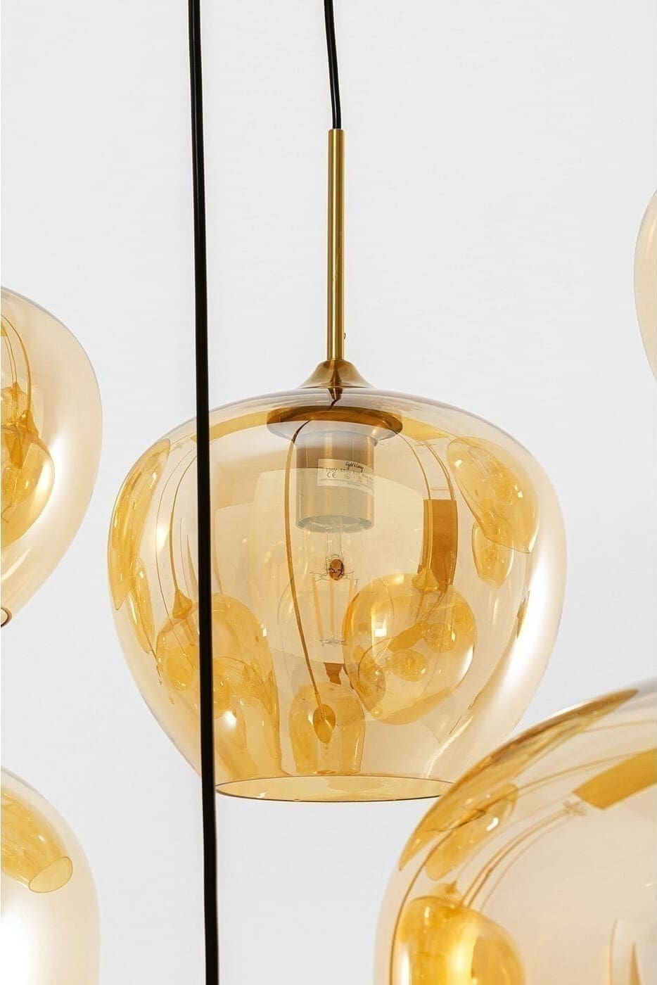 Hanglamp Sphere Amber Ten 160cm Kare Design Hanglamp 56699