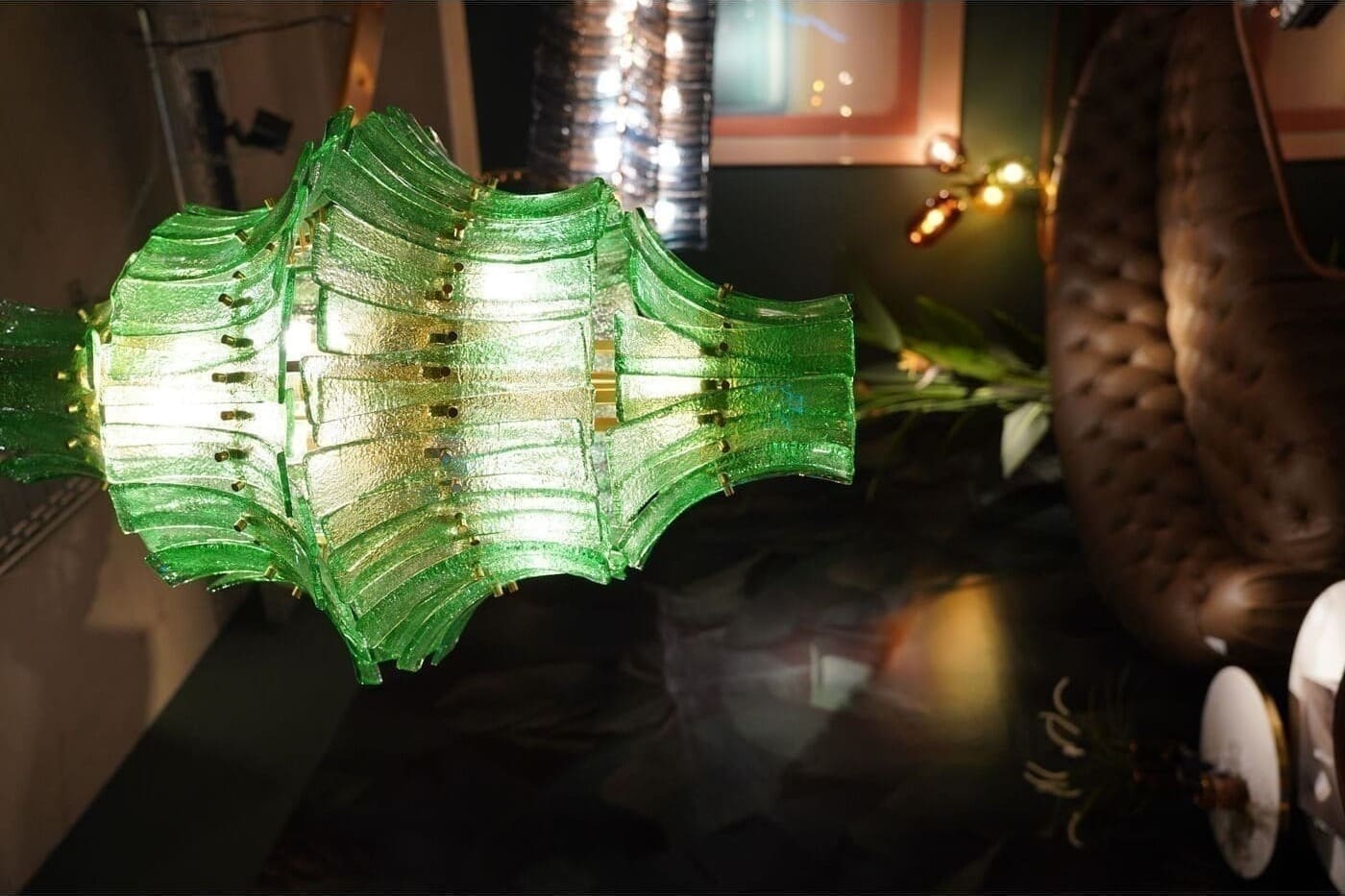 Hanglamp Venezia Double Green Ø53cm Kare Design Hanglamp 58054