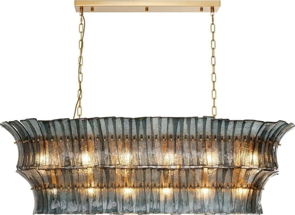 Hanglamp Venezia Smoke 130cm Kare Design Hanglamp 58056
