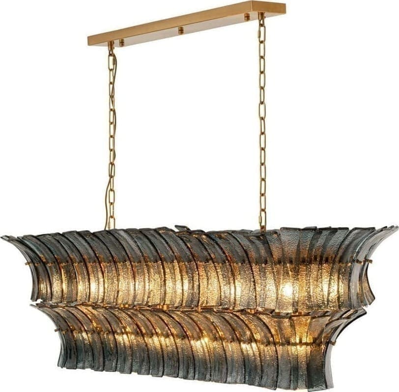 Hanglamp Venezia Smoke 130cm Kare Design Hanglamp 58056