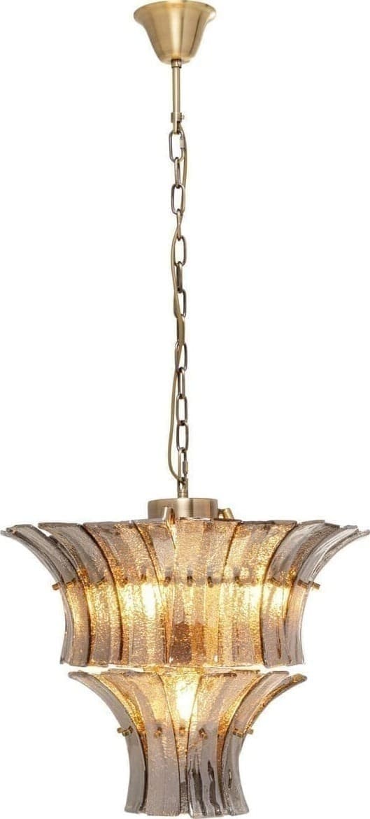 Hanglamp Venezia Smoke Ø50cm Kare Design Hanglamp 58051