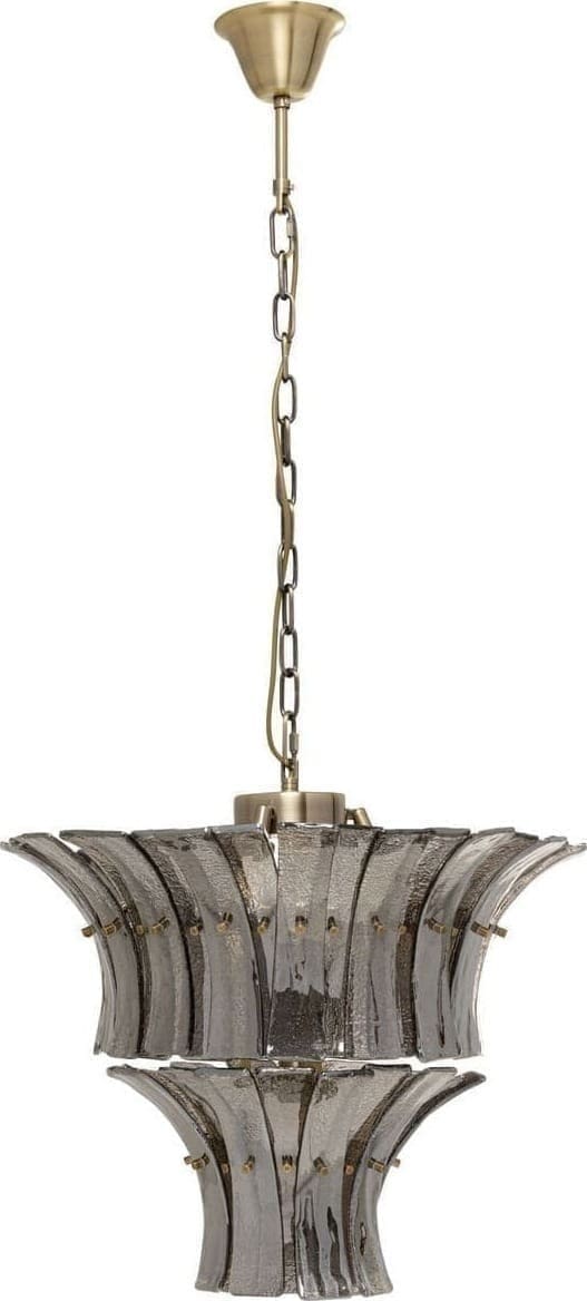 Hanglamp Venezia Smoke Ø50cm Kare Design Hanglamp 58051