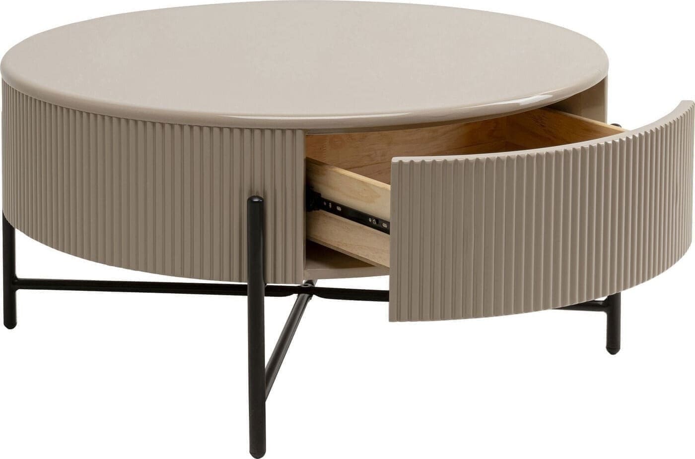 Salontafel Riffle Ø80cm Kare Design Salontafel 70805