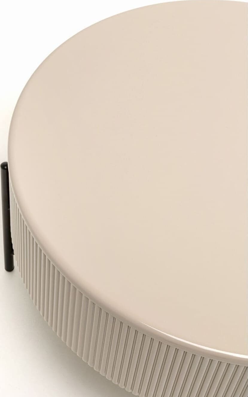 Salontafel Riffle Ø80cm Kare Design Salontafel 70805