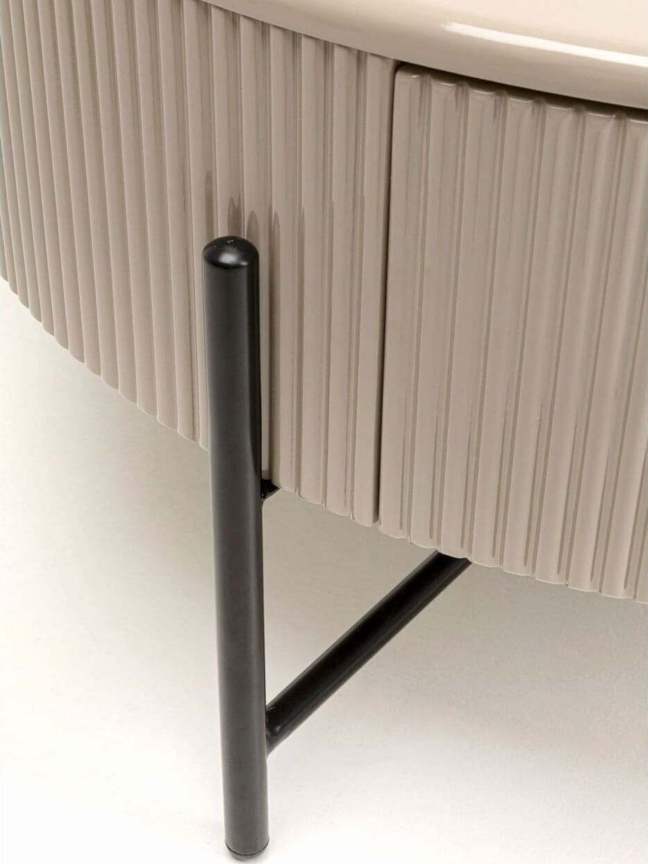 Salontafel Riffle Ø80cm Kare Design Salontafel 70805
