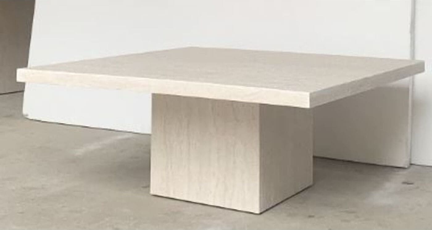 Salontafel Travertino 100x100cm Kare Design Salontafel 71064