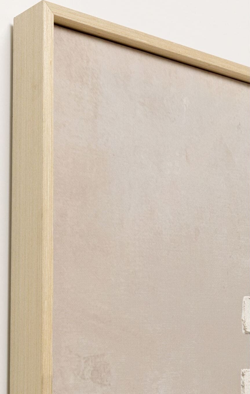 Schilderij Canvas Art Row Beige 100x100cm Kare Design Schilderij 57800