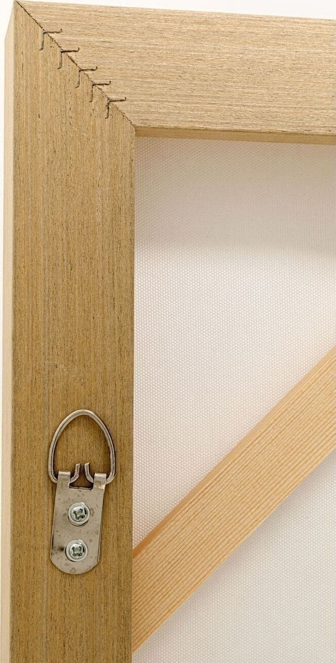 Schilderij Canvas Art Row Beige 100x100cm Kare Design Schilderij 57800