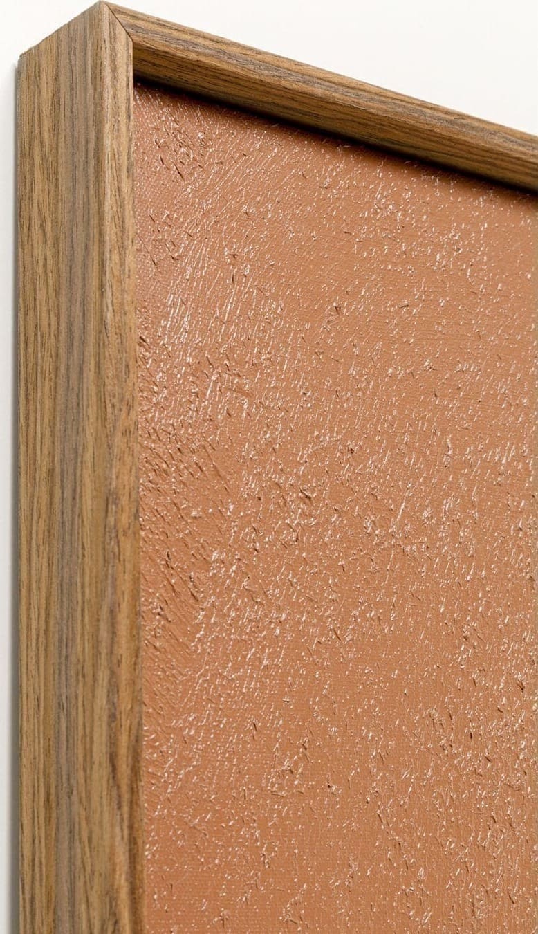 Schilderij Canvas Art Row Brown 100x100cm Kare Design Schilderij 57801