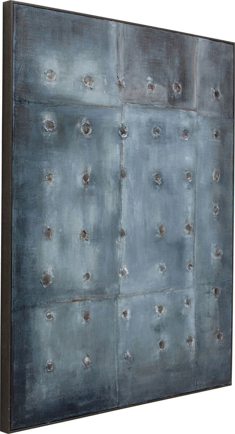 Schilderij Canvas Moody Blue 150x120cm Kare Design Schilderij 57541