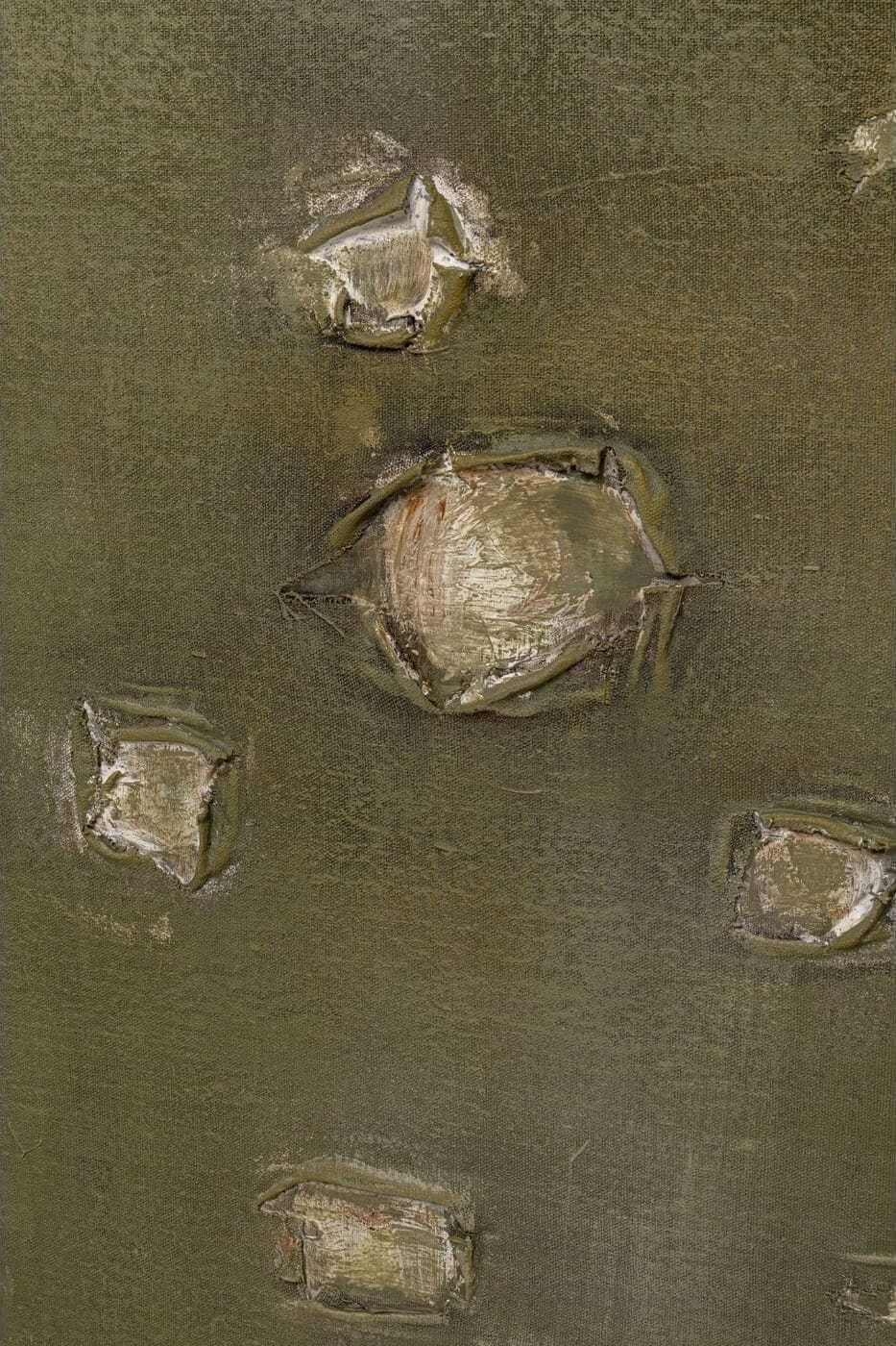 Schilderij Canvas Moody Green 150x120cm Kare Design Schilderij 57542