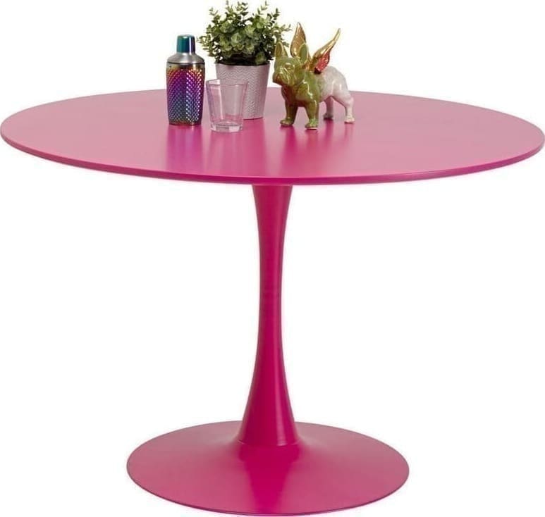 Tafel Schickeria Pink Ø110cm Kare Design Eettafel 71084
