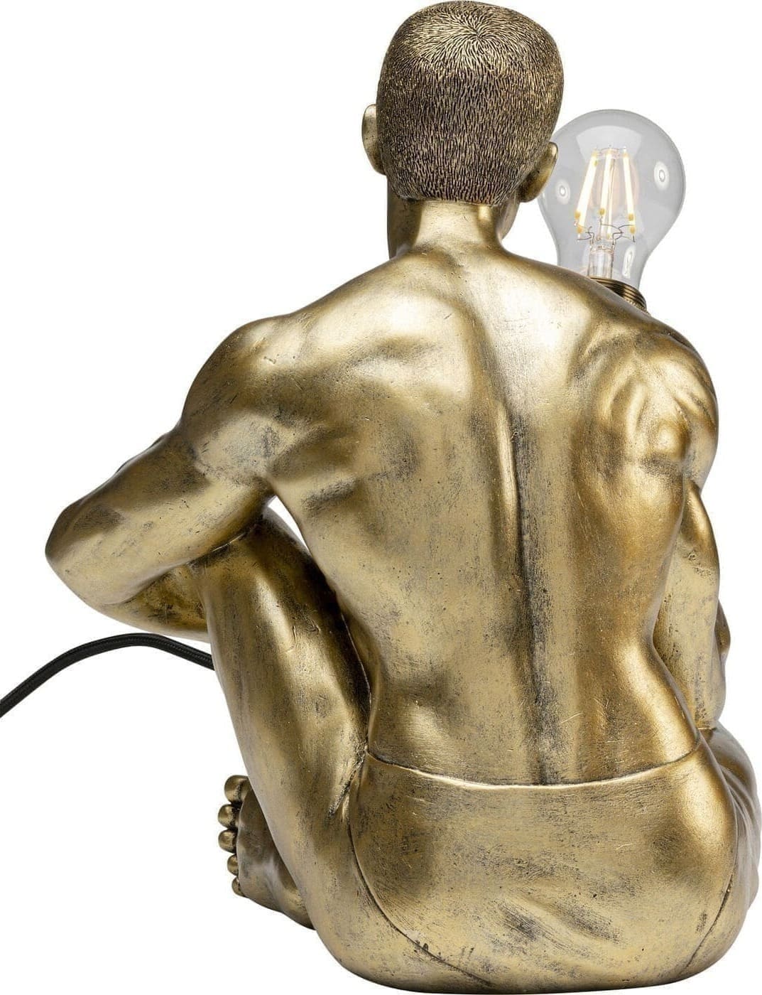 Tafellamp Nude Man Sit 32cm Kare Design Tafellamp 56884