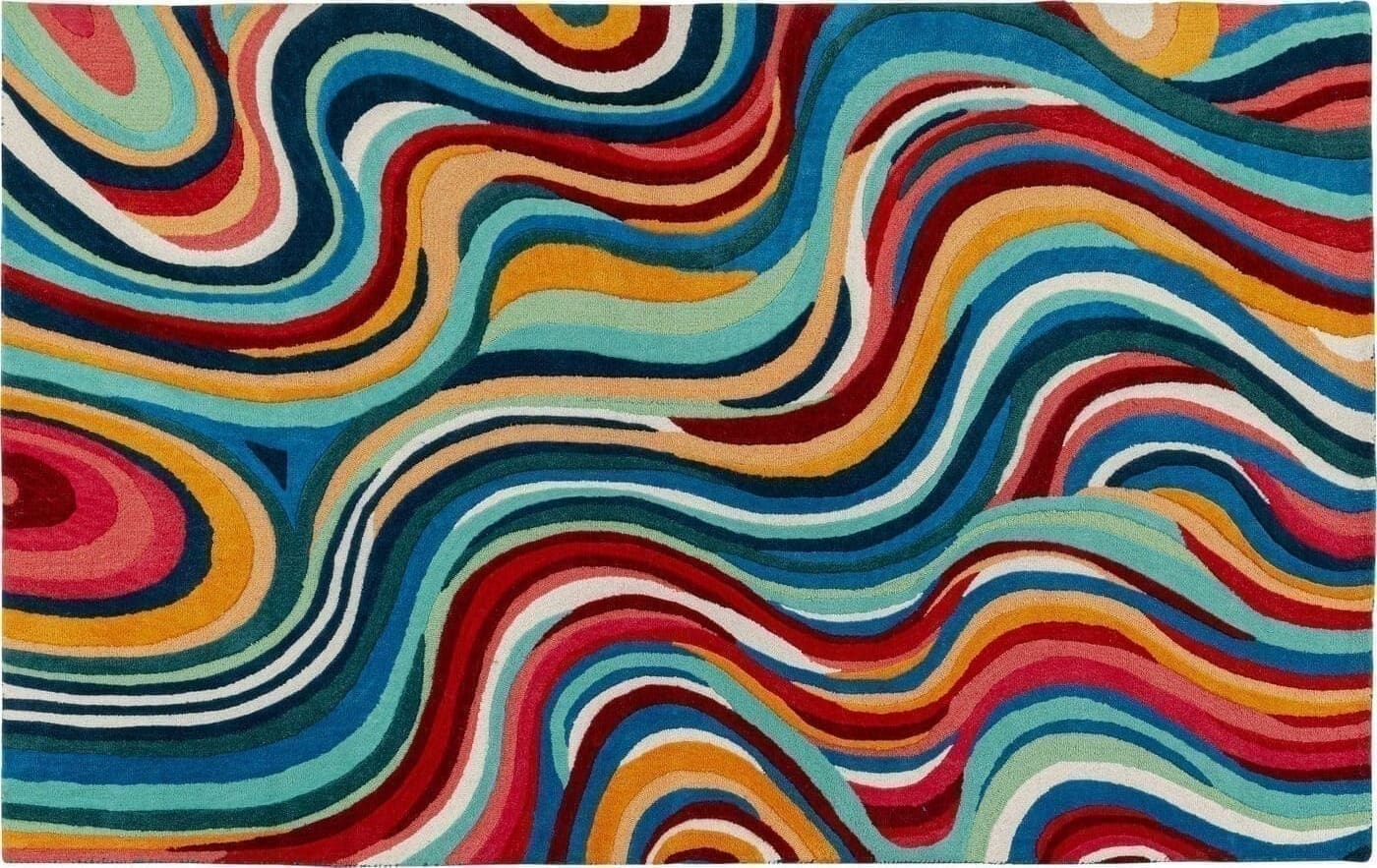Vloerkleed New Wave Multicolor 170x240cm Kare Design Vloerkleed 57811