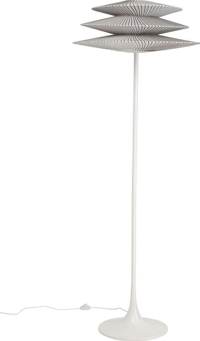 Vloerlamp Facile Tre 184cm Kare Design Vloerlamp 58101