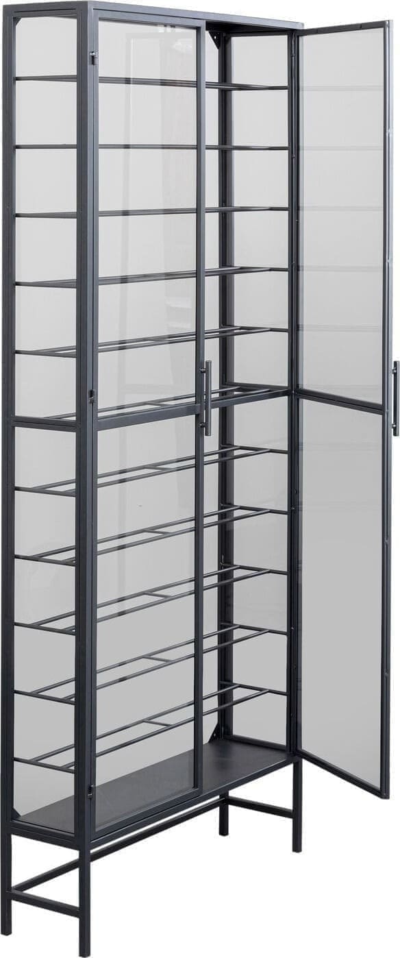 Wijnrek Porto Black 75x180cm Kare Design Wijnrek 87878