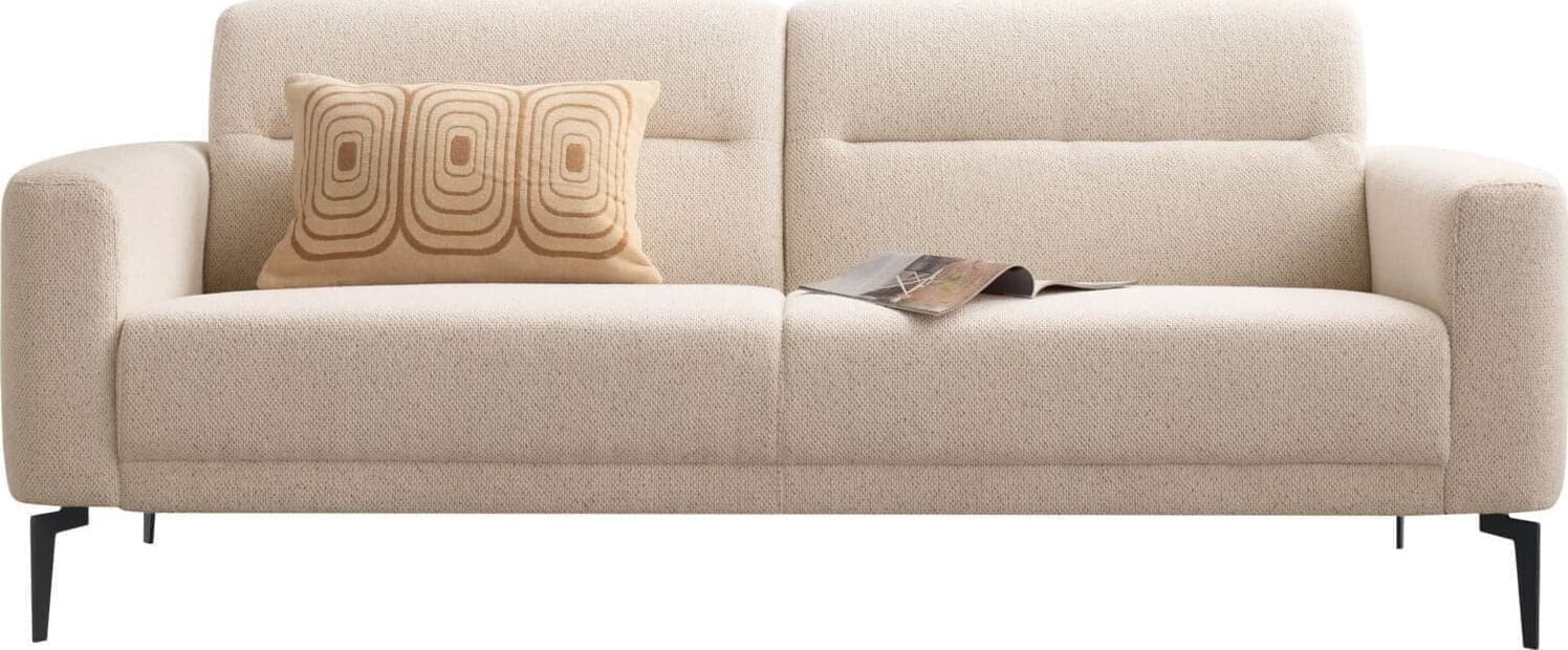 Profijt Meubel 3-zitsbank Heria beige basic comfort Beige|Wit 3-zitsbank