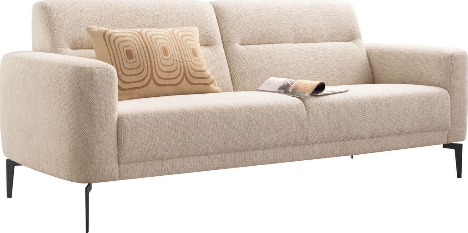 Profijt Meubel 3-zitsbank Heria beige basic comfort Beige|Wit 3-zitsbank