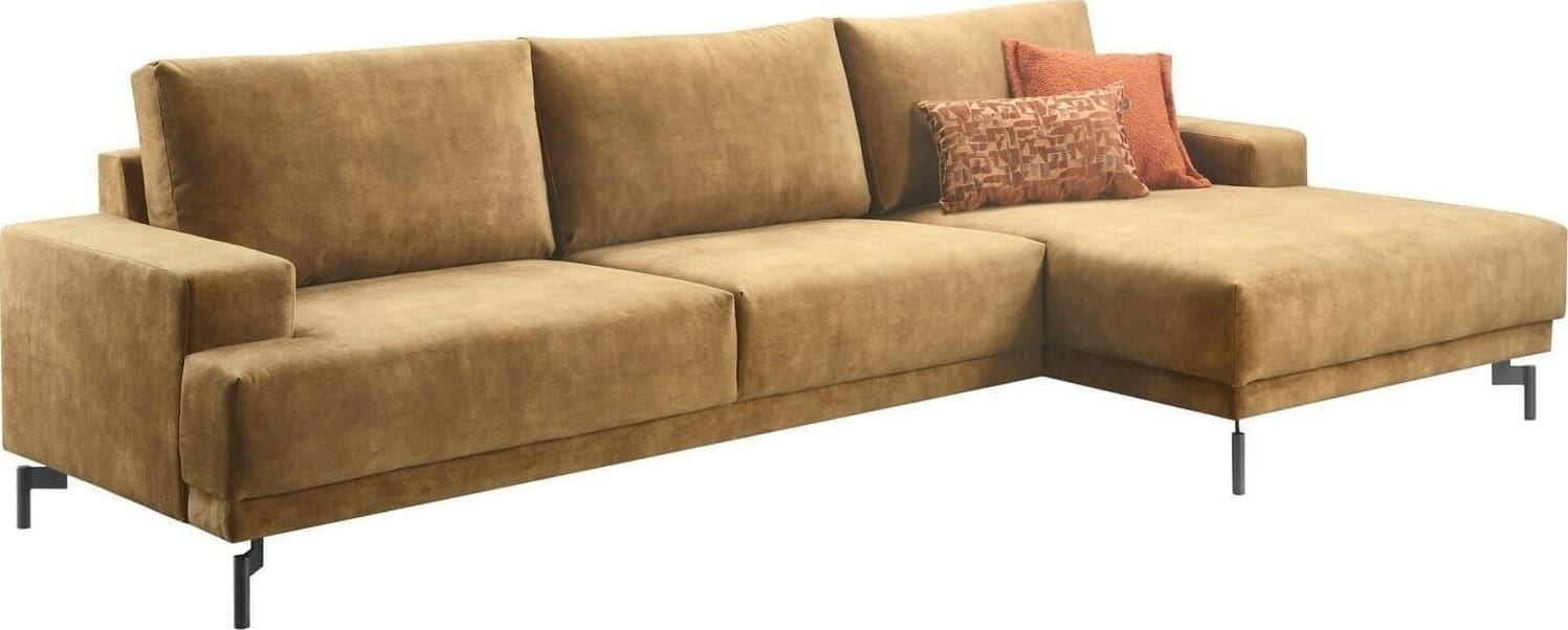 Profijt Meubel Hoekbank rechts Ostuni groen premium comfort Groen Hoekbank