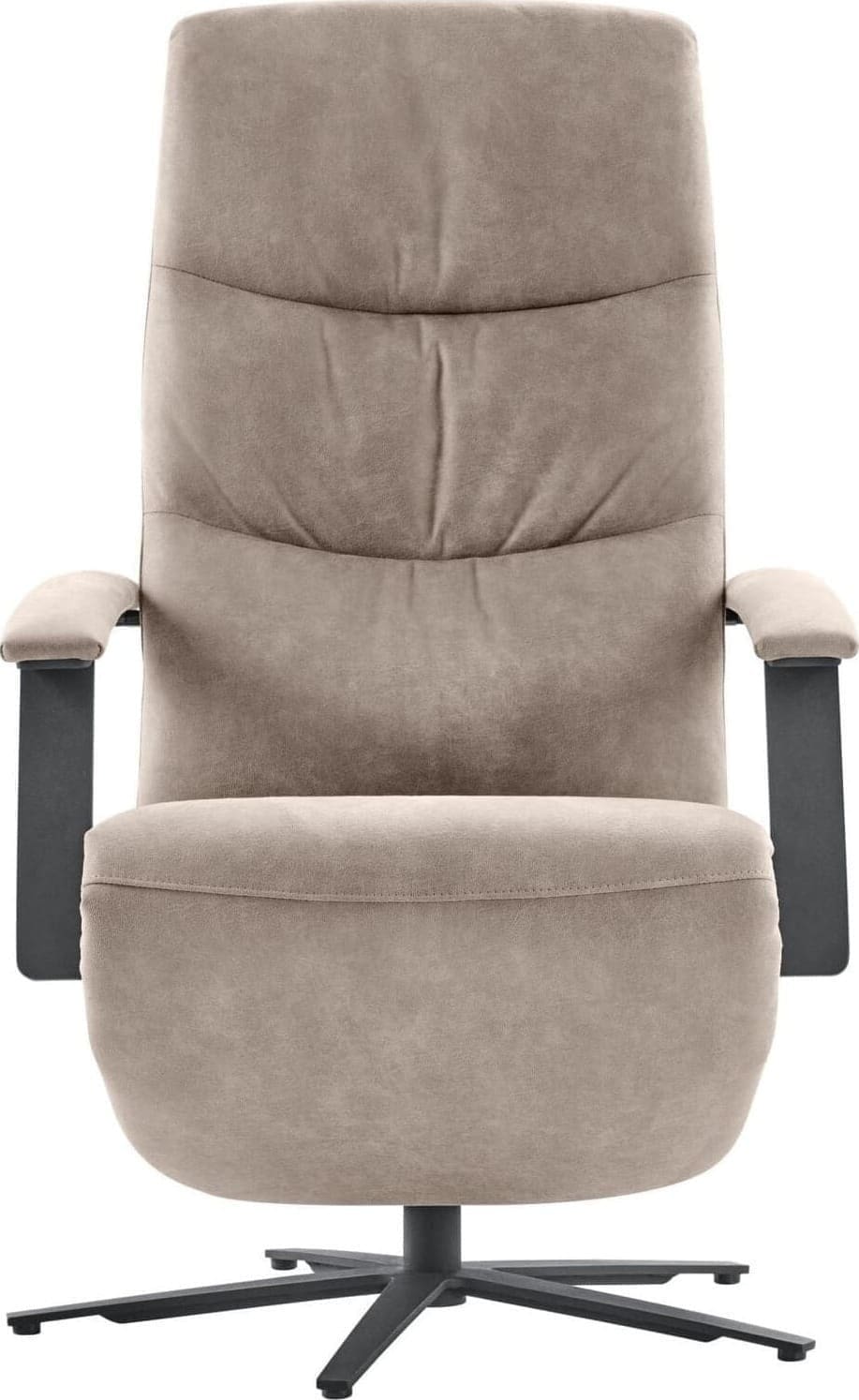 Profijt Meubel Relaxfauteuil Tofino elektrisch microleder grijs Grijs Fauteuil