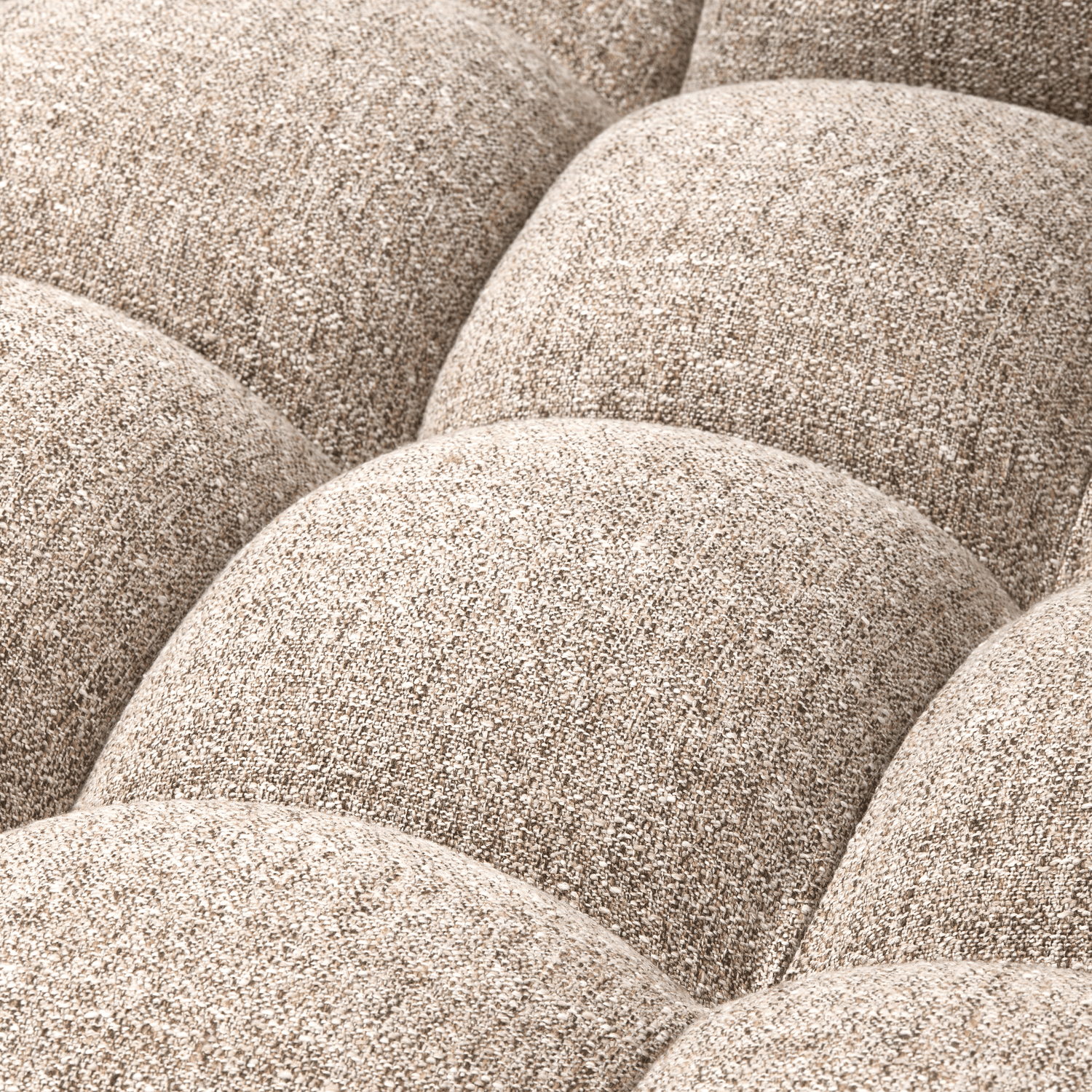 WOOOD Allure chaise longue links geweven stof naturel melange Naturel melange Bank