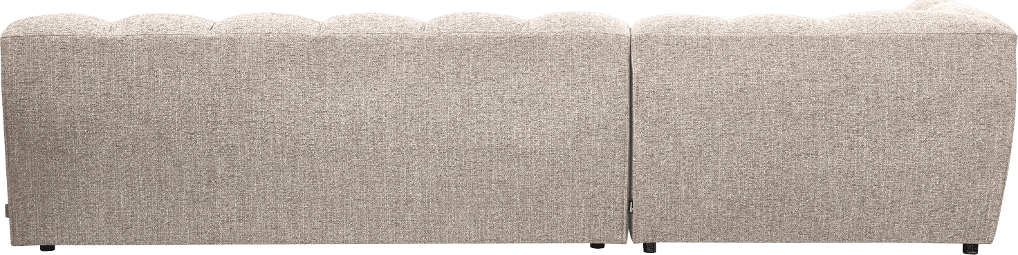 WOOOD Allure chaise longue links geweven stof naturel melange Naturel melange Bank