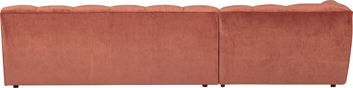 WOOOD Allure chaise longue links velvet blush Roze Bank