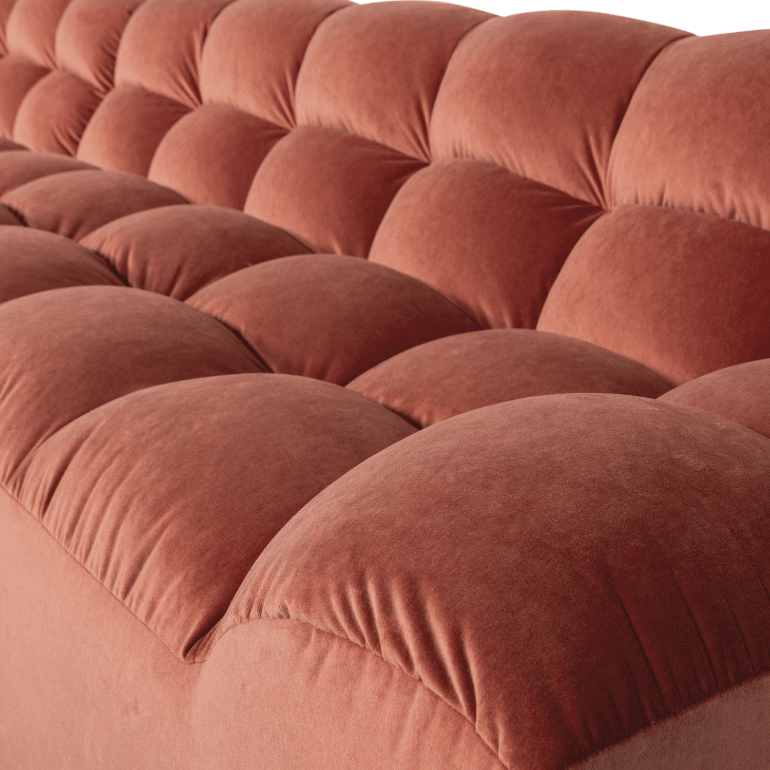 WOOOD Allure chaise longue links velvet blush Roze Bank