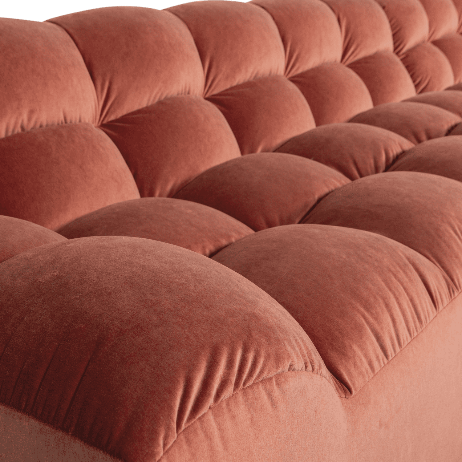 WOOOD Allure chaise longue rechts velvet blush Roze Bank