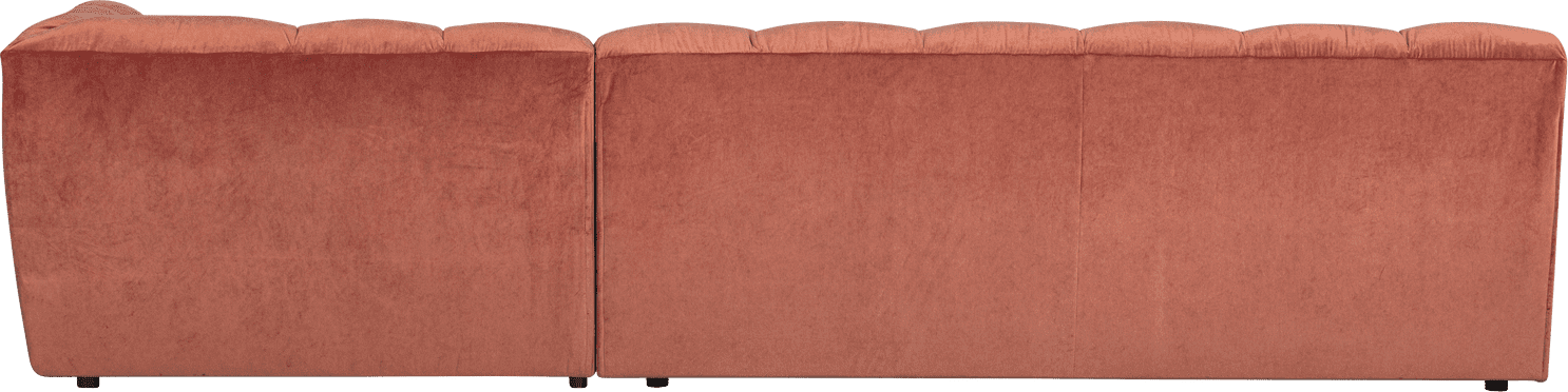 WOOOD Allure chaise longue rechts velvet blush Roze Bank