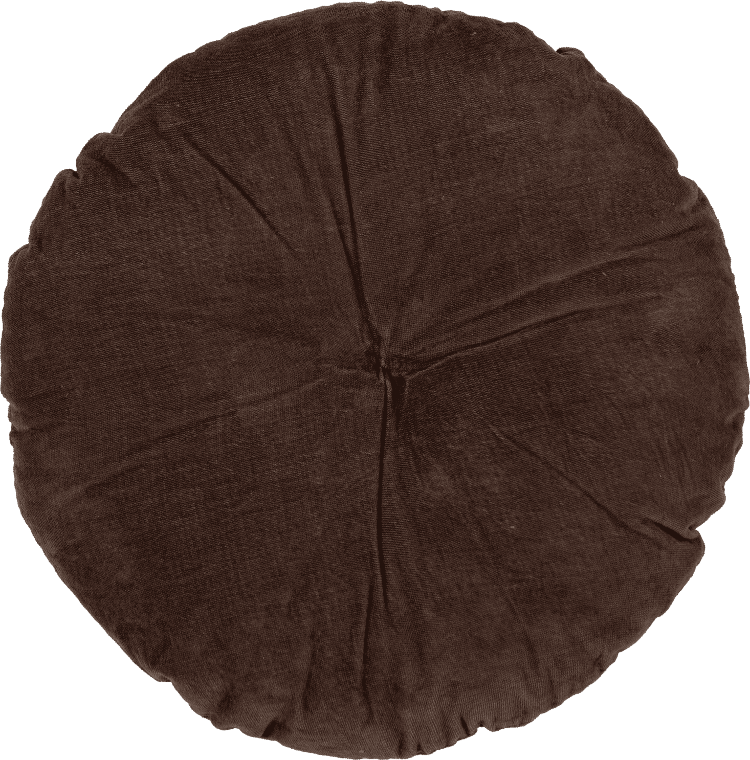 WOOOD Aziz kussens velvet bruin/naturel - set van 3 Bruin Sierkussen