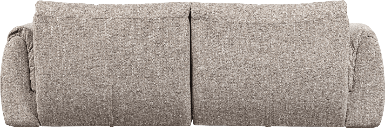 WOOOD Baggy 2-zitsbank geweven stof naturel melange Naturel melange 2-zitsbank
