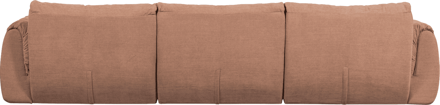 WOOOD Baggy 3-zitsbank geweven chenille oud roze Oud roze